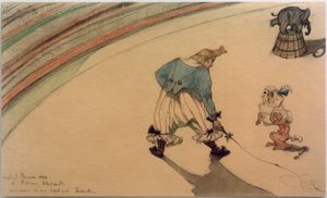 Payaso domador de Henri de Toulouse Lautrec
