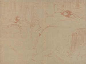 Colapsado en la Cama, de la serie Elles, 1896