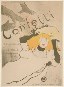 Papel picado de Henri de Toulouse Lautrec