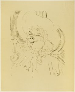 Coquelin el Viejo, de Treize Lithographies de Henri de Toulouse Lautrec