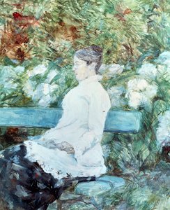 Condesa Lautrec, madre del pintor, por Henri de Toulouse-Lautrec de Henri de Toulouse Lautrec
