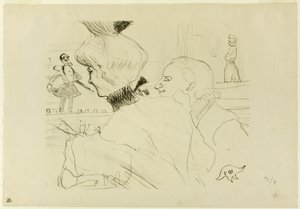 Pareja en un café-concierto de Henri de Toulouse Lautrec