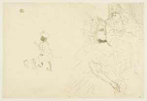 Portada de El ejemplo de Ninon de Lenclos enamorada de Henri de Toulouse Lautrec