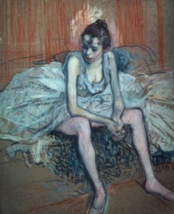 Bailarina sentada de Henri de Toulouse Lautrec