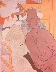 El inglés en el Moulin Rouge de Henri de Toulouse Lautrec