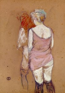 Dos mujeres de espaldas, casa de la rue des Moulins de Henri de Toulouse Lautrec