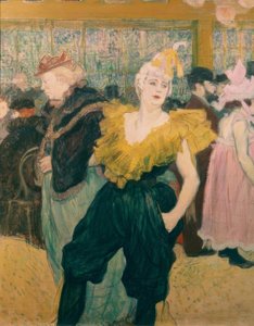 La payasa Cha-U-Kao de Henri de Toulouse Lautrec