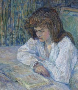 La lectora (La Liseuse). 1889