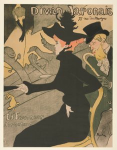 sofá japonés de Henri de Toulouse Lautrec