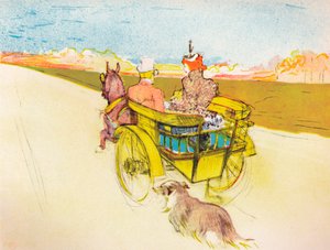 Carro de perro, c.1897, 1946 de Henri de Toulouse Lautrec