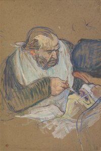 El Dr. Péan operando de Henri de Toulouse Lautrec