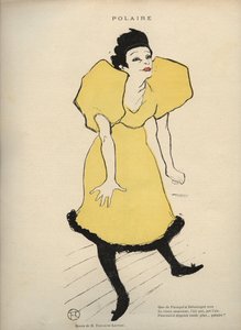 Dibujo de Henri de Toulouse Lautrec que representa 