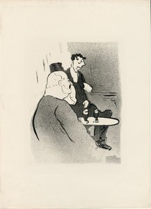 Ducarre en el Ambassadeurs, de Le Café-Concert de Henri de Toulouse Lautrec