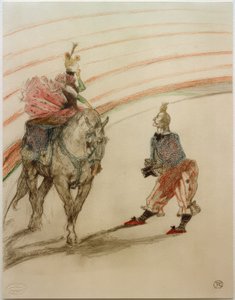 Ecuyère de panneau (Ella es amable, la señorita) de Henri de Toulouse Lautrec
