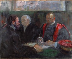 Un examen en la facultad de medicina de París de Henri de Toulouse Lautrec