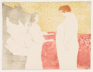 Elles: Mujer en la Cama de Henri de Toulouse Lautrec