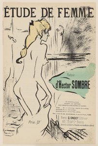 Estudio de mujer de Henri de Toulouse Lautrec