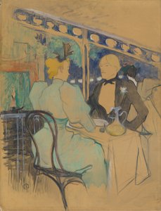 Gente elegante en Les Ambassadeurs, 1893 de Henri de Toulouse Lautrec