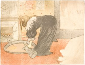 Mujer en la bañera de Henri de Toulouse Lautrec