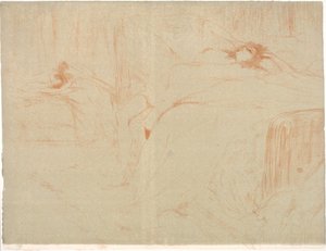Mujer de espaldas, cansancio de Henri de Toulouse Lautrec