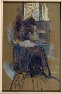 Mujer en la ventana de Henri de Toulouse Lautrec