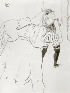 Detrás del Escenario de Henri de Toulouse Lautrec