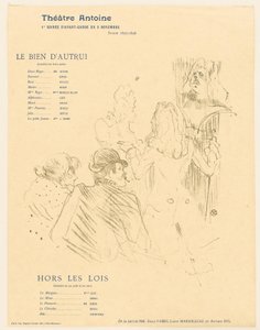 Homenaje a Moliere de Henri de Toulouse Lautrec