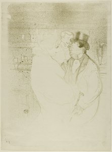 Ida Heath en el Bar de Henri de Toulouse Lautrec