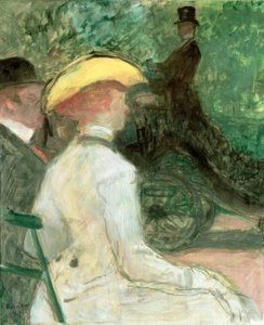 En el Bosque de Boulogne de Henri de Toulouse Lautrec
