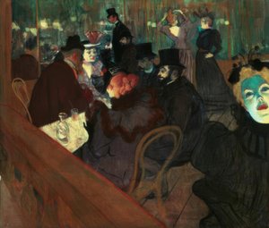 En el Moulin Rouge de Henri de Toulouse Lautrec