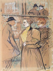 En el Moulin Rouge, siglo XIX de Henri de Toulouse Lautrec