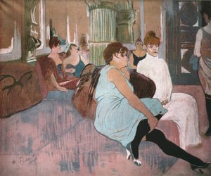 En el Salón de la Rue des Moulins