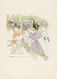 En la Belleza Profesional del Patinaje de Henri de Toulouse Lautrec