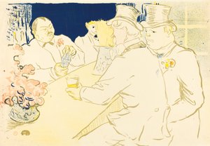 Bar irlandés y americano, rue Royale de Henri de Toulouse Lautrec