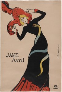 Jane Avril de Henri de Toulouse Lautrec