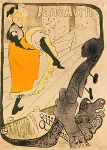 Jane Avril de Henri de Toulouse Lautrec