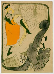 Jane Avril de Henri de Toulouse Lautrec