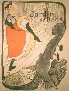 Jane Avril de Henri de Toulouse Lautrec