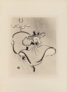 Jane Avril, de Le Café-Concert de Henri de Toulouse Lautrec