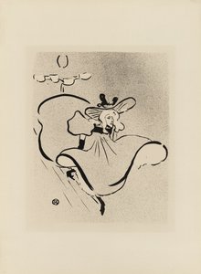 Jane Avril, de Le Café-Concert de Henri de Toulouse Lautrec