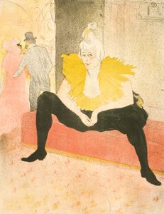 La Payasa Sentada, Mademoiselle Cha-U-Kao de Henri de Toulouse Lautrec