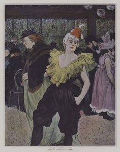La payasa Cha-U-Kao en el Moulin Rouge de Henri de Toulouse Lautrec