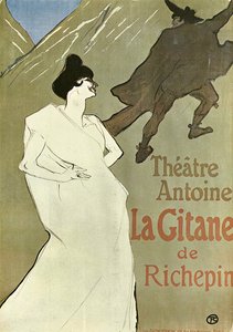 La Gitana, 1899-1900 de Henri de Toulouse Lautrec