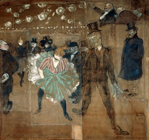 La Goulue y Valentin le desossé, 1895 de Henri de Toulouse Lautrec
