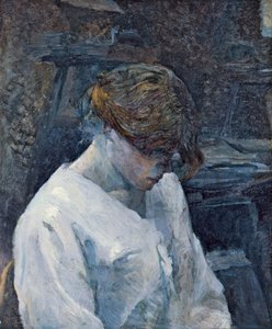 La Rousse con una blusa blanca, 1889