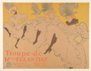 La Compañía de Mademoiselle Eglantine (Mademoiselle Eglantine de Henri de Toulouse Lautrec
