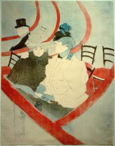 La gran logia de Henri de Toulouse Lautrec