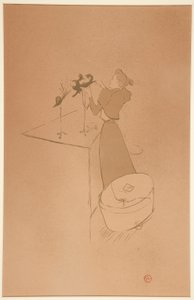 La modiste, Renée Vert (La sombrerera, Renée Vert) de Henri de Toulouse Lautrec