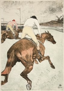 Le Jockey – Chevaux de Courses, pub. 1899 de Henri de Toulouse Lautrec