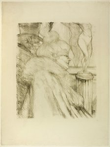 Saliendo del teatro de Henri de Toulouse Lautrec